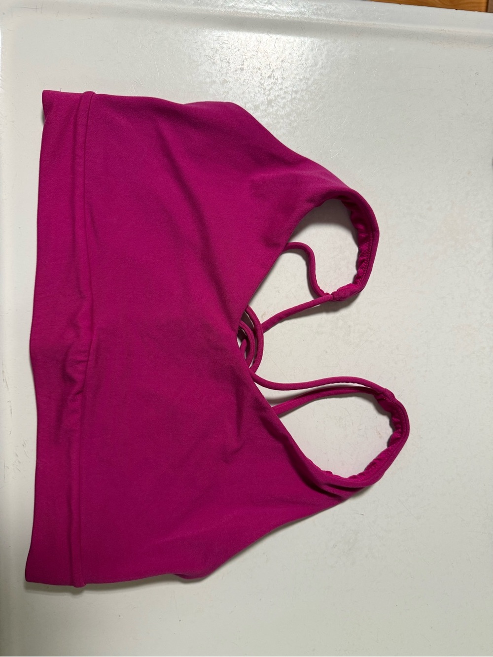 Athleta Magenta Sports Bra size M